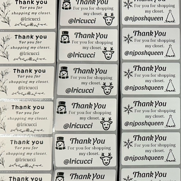 Christmas Winter Animals Poly Mailers 10x13 Pack of 25 - Picture 10 of 10